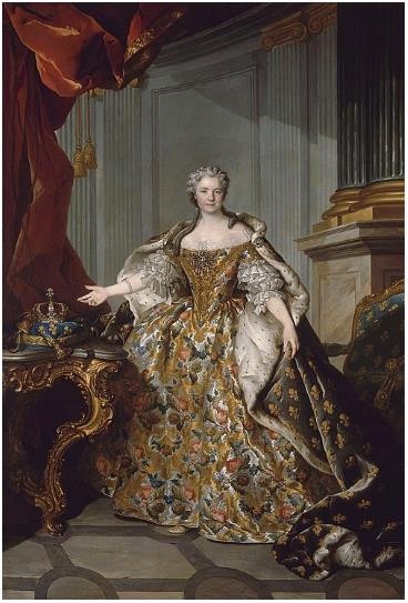 Art Giclee Printed Painting Louis Tocqué: Marie Leszczyńska Home Decor Canvas ﻿