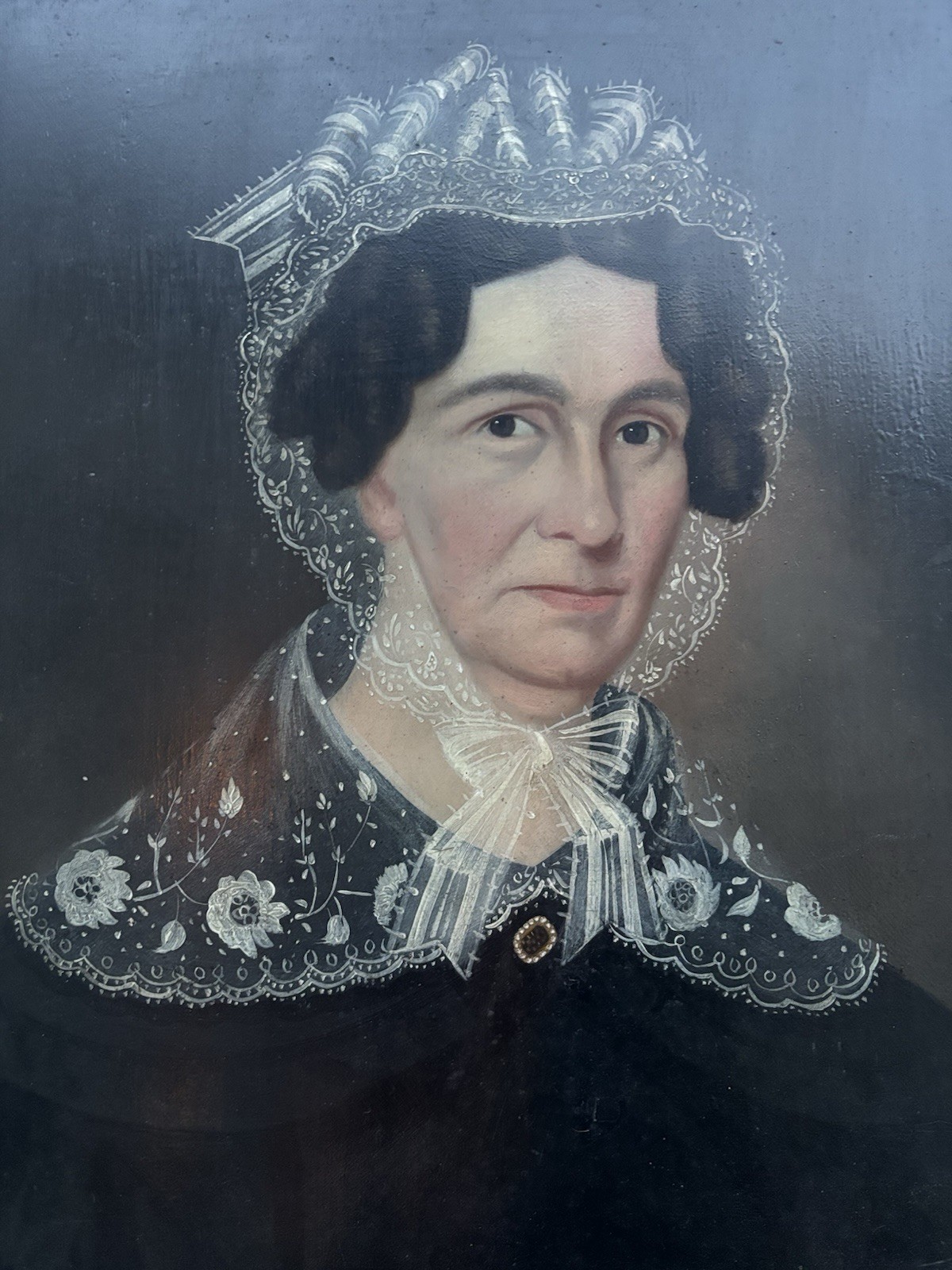 18th Century Portrait Of Tirzah Field (1749-1797) Deerfield, Massachusetts