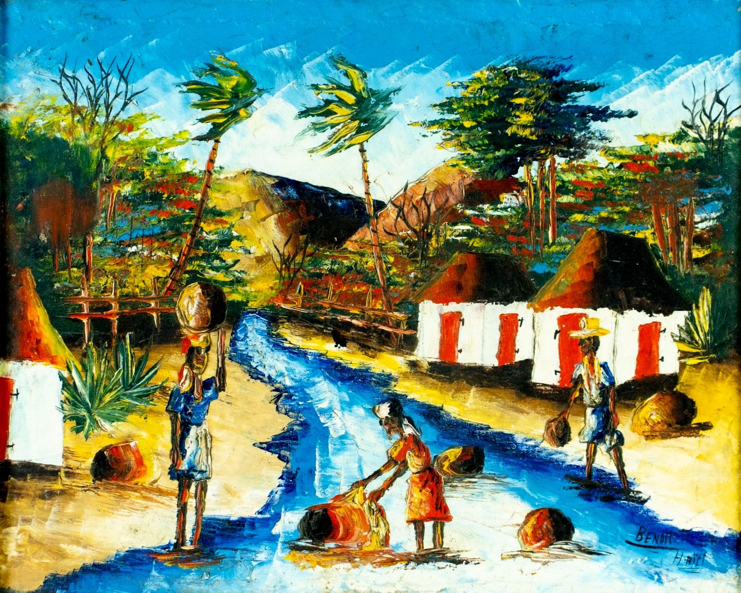 Benoit (Haiti,20C) oil painting 152630