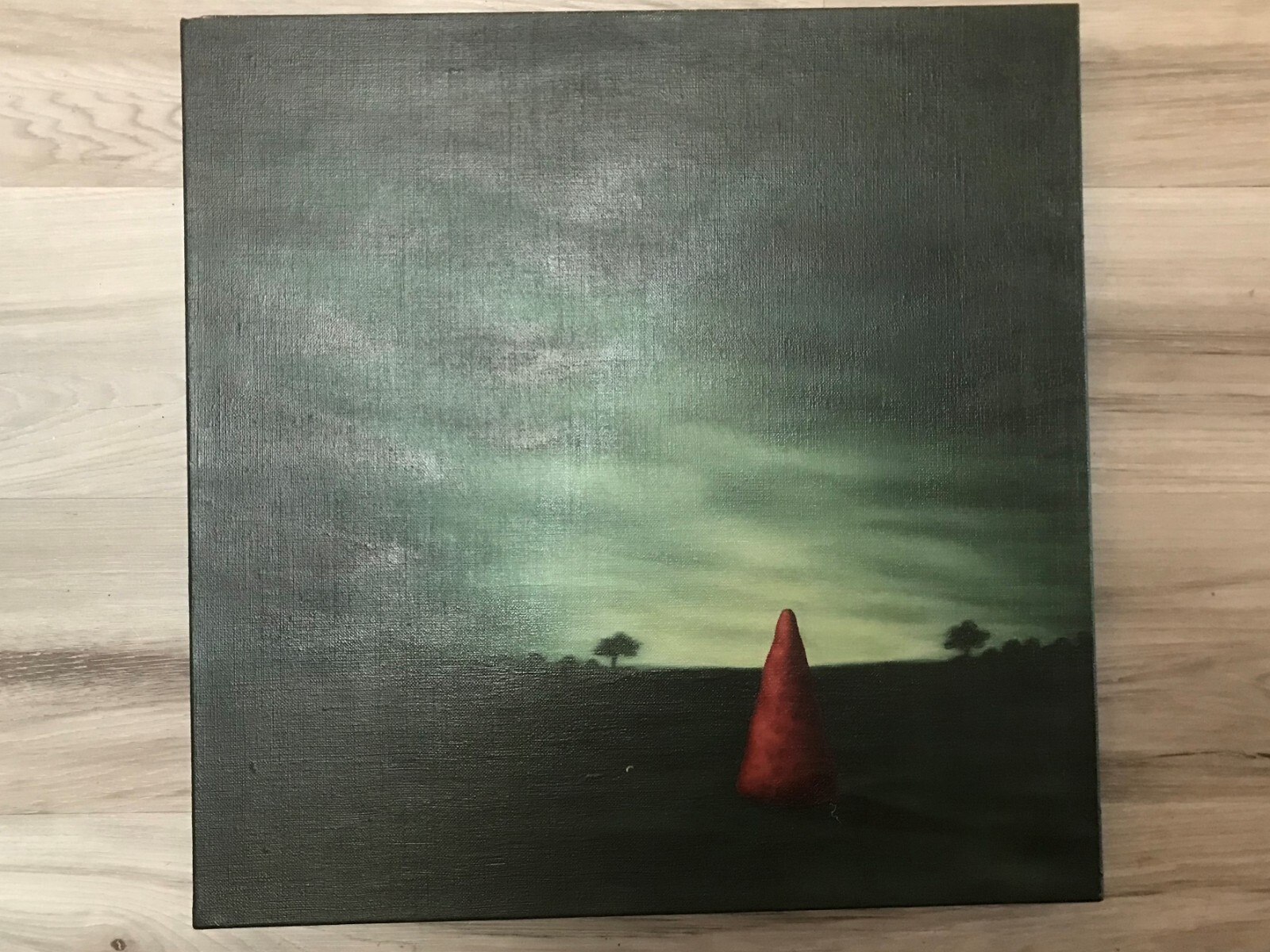 Vicki Teague-Cooper Oil/Linen «Anima Mundi: Babel» Excellent Condition