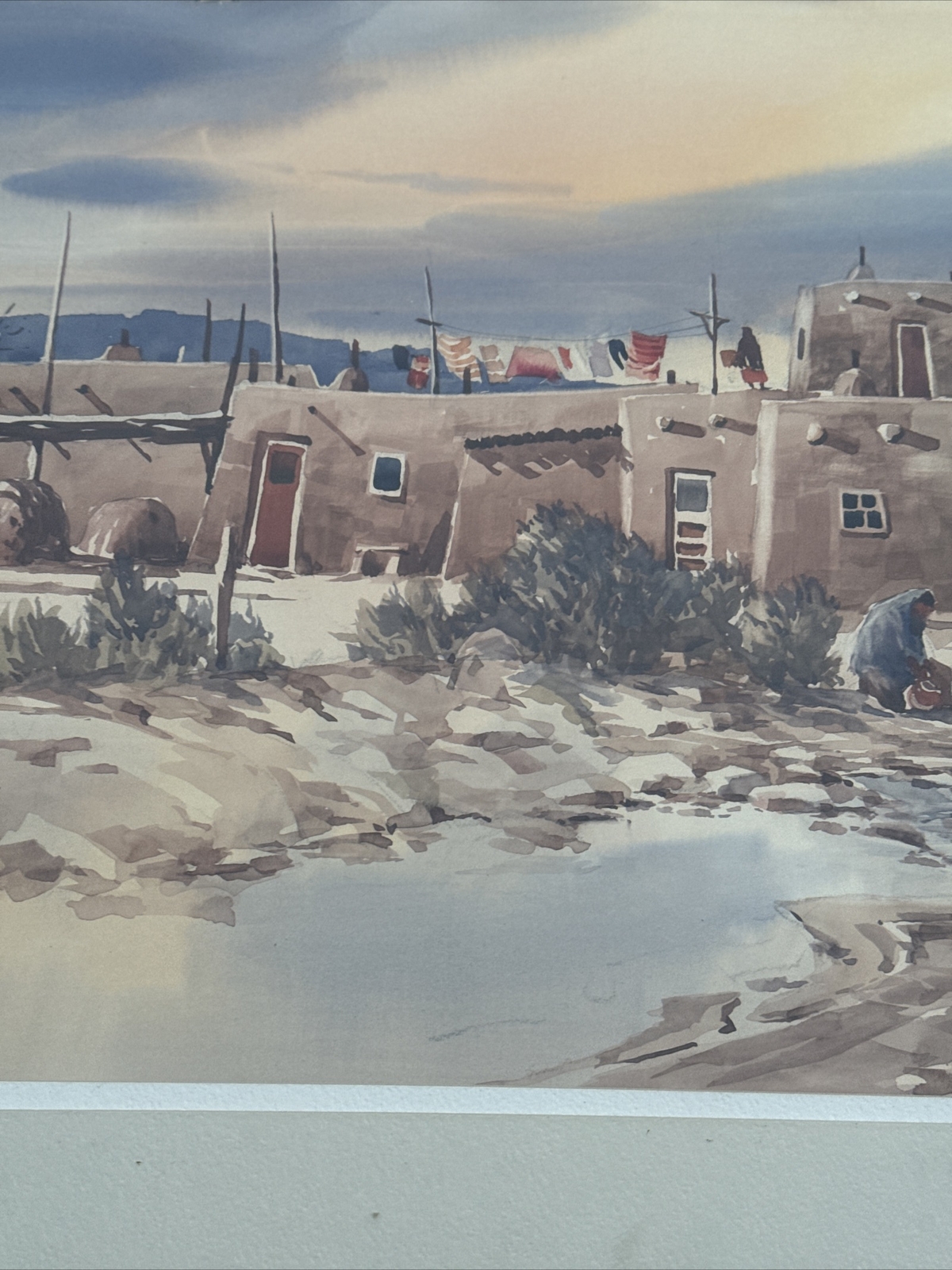 DON BRACKETT PAINTING NEW MEXICO NATIVE AMERICAN INDIAN LISTED FAMOUS EXHIBITED