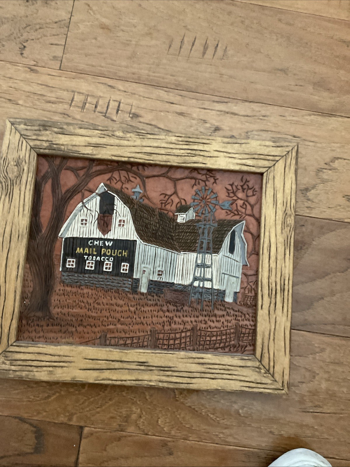 Original Stephen Brown, Leather Hand Tooled Art