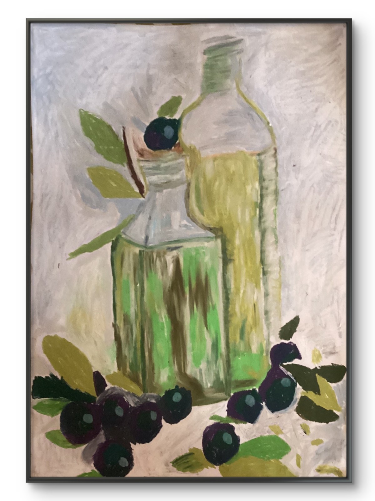 Boho Soft Inspired Rustic Food Olive Oil Original 18X24 Paper