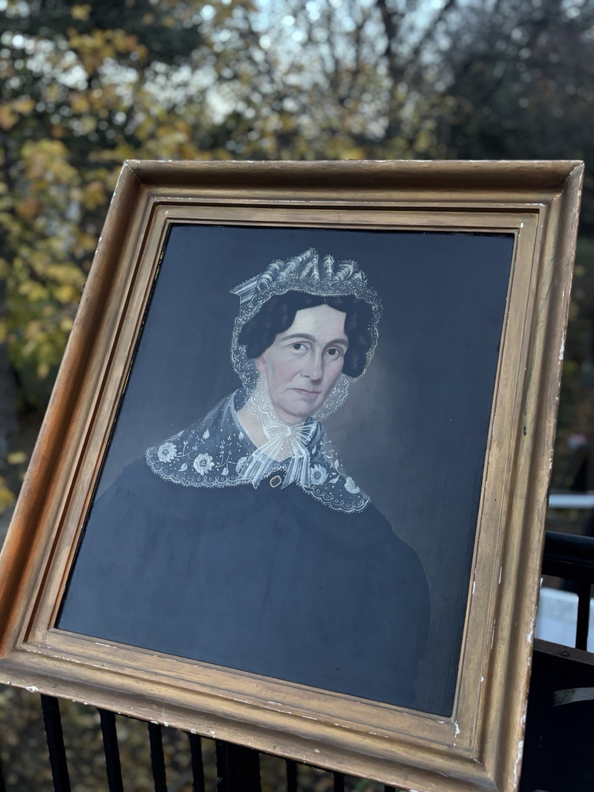 18th Century Portrait Of Tirzah Field (1749-1797) Deerfield, Massachusetts