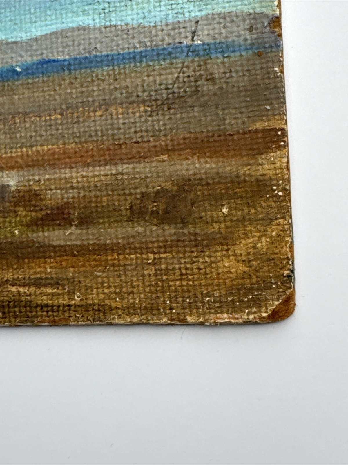 ANTIQUE AMERICAN IMPRESSIONIST PAINTING 1930’S MYSTERY ARTIST PLEIN AIR OLD