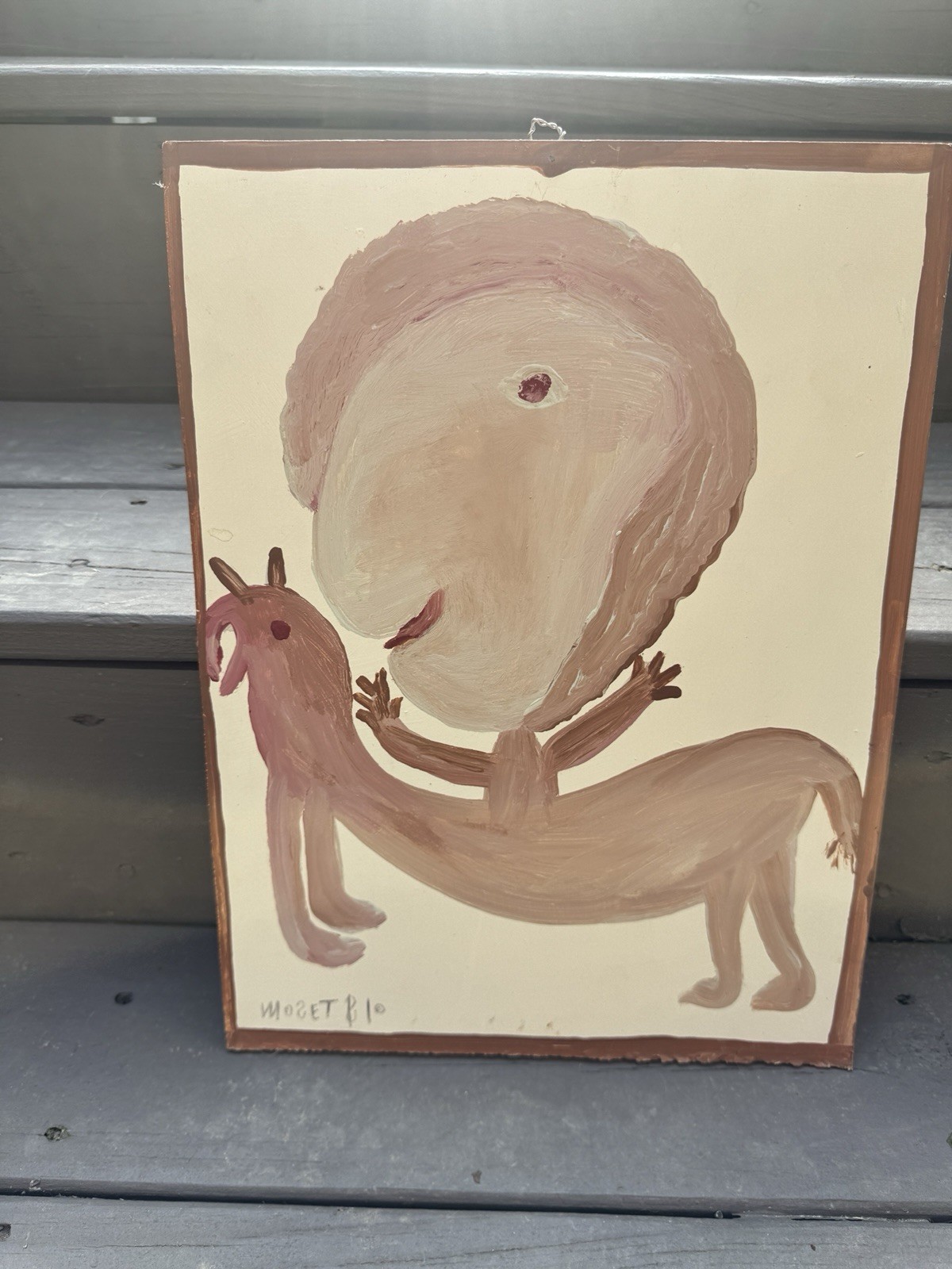 EARLY EARLY (1981) «Half Human Half Beast» By Mose Tolliver (Mose T)-Authentic