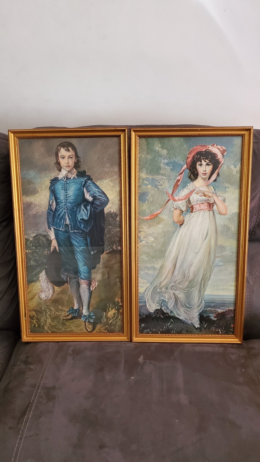Set of 2 Framed Paintings («The Blue Boy» and «Pinkie»
