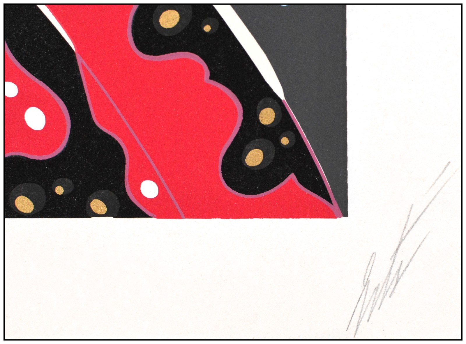 Erte Original Embossed Serigraph on Paper Sleeping Beauty Signed Framed Artwork