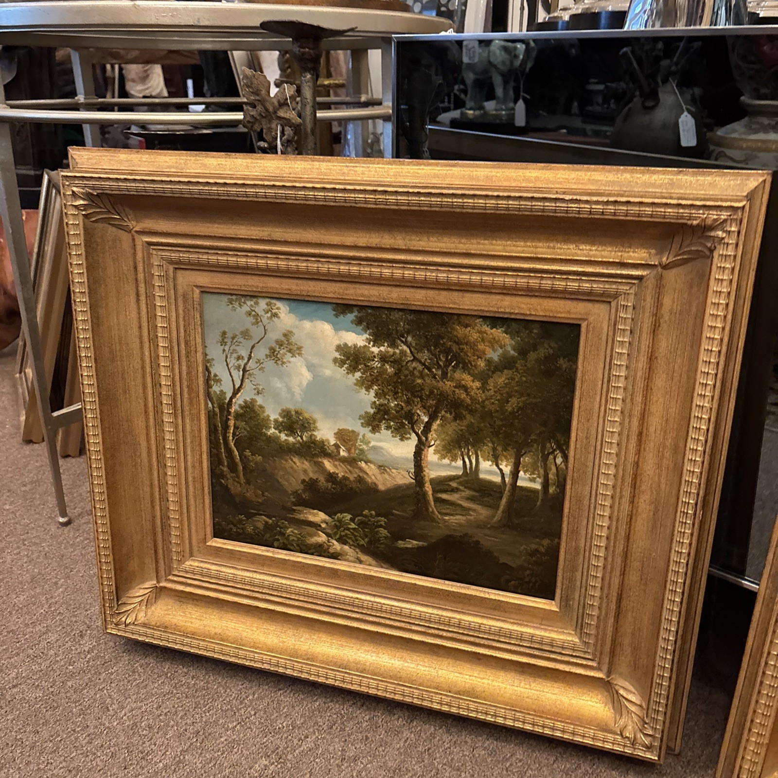 Series Of 3 Landscape Oil On Board Paintings Signed And Framed Price For 3