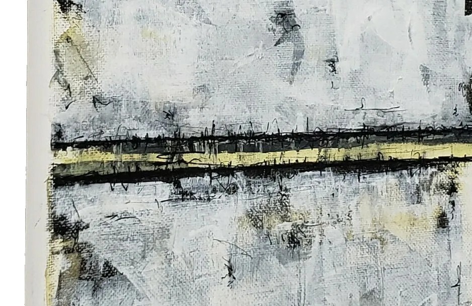 No.902 Original Abstract Modern Minimal Contemporary Painting By K.A.Davis