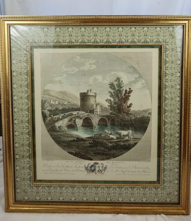 “Vue Du Tombeau de Plautius”Painted by Philippe Hackert and Engraved byGeorge