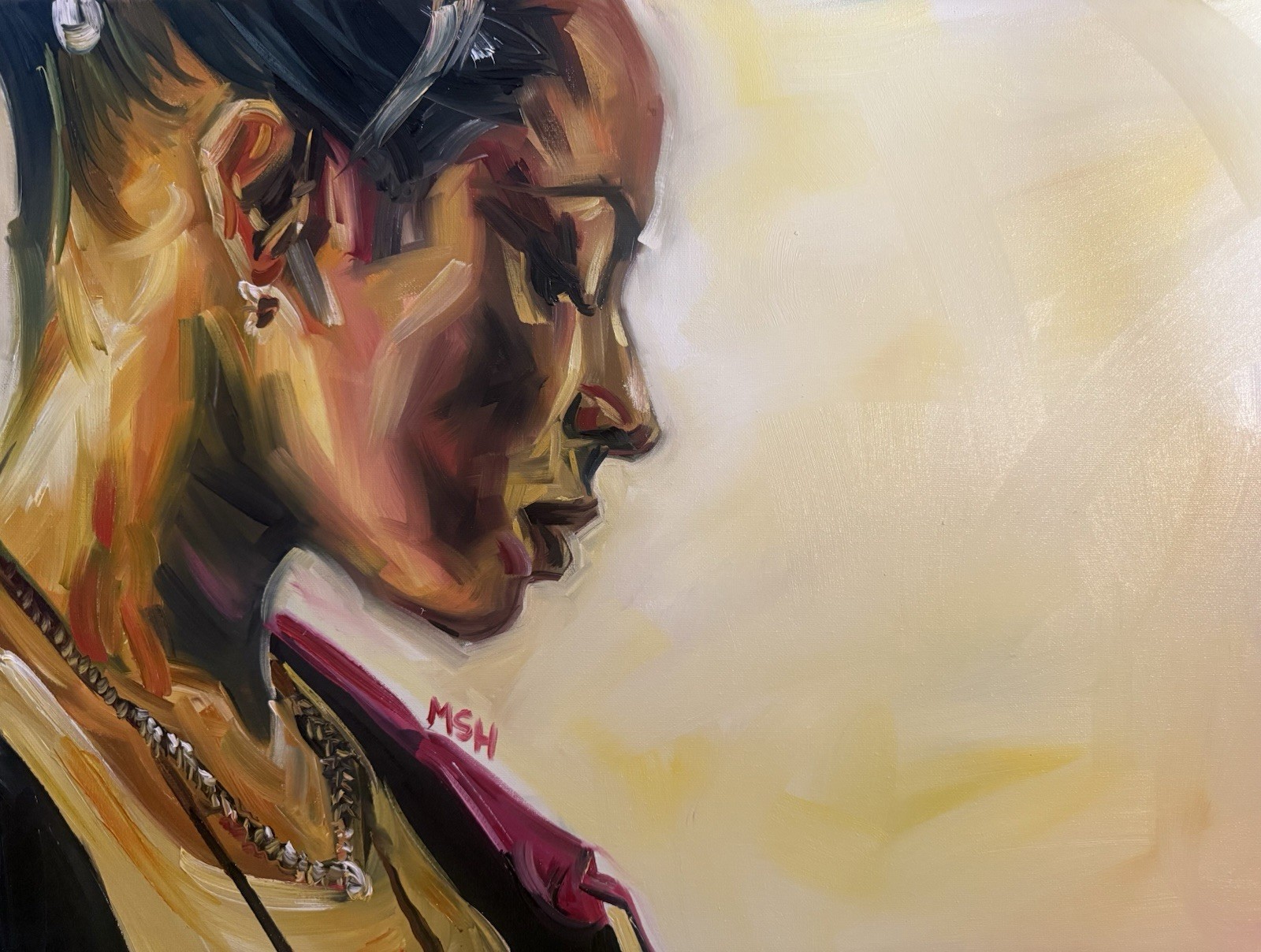 Sade Lovers Rock Oil Painting