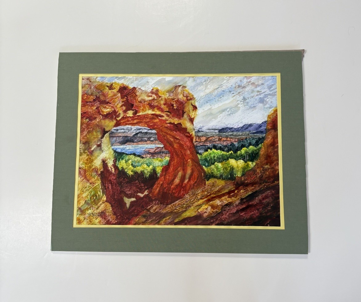 Landscape Painting Arches National Park ? Red Rock Southwest By Lynda Hassett