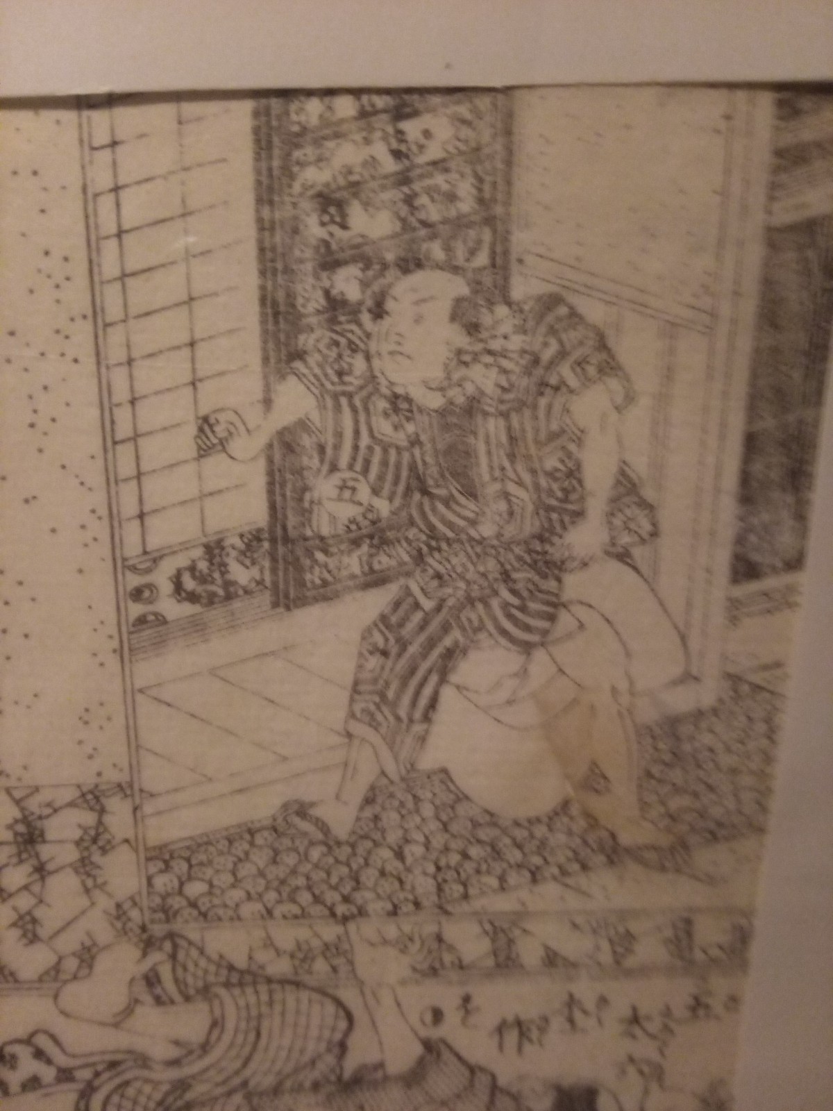 Authentic wood block kunisada 1860