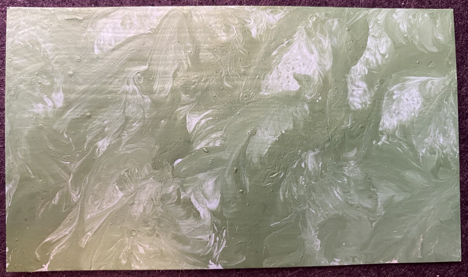 BCA Original Art Card 3.5×2 inches Abstract Latex Signed WGF 2024.0117 P