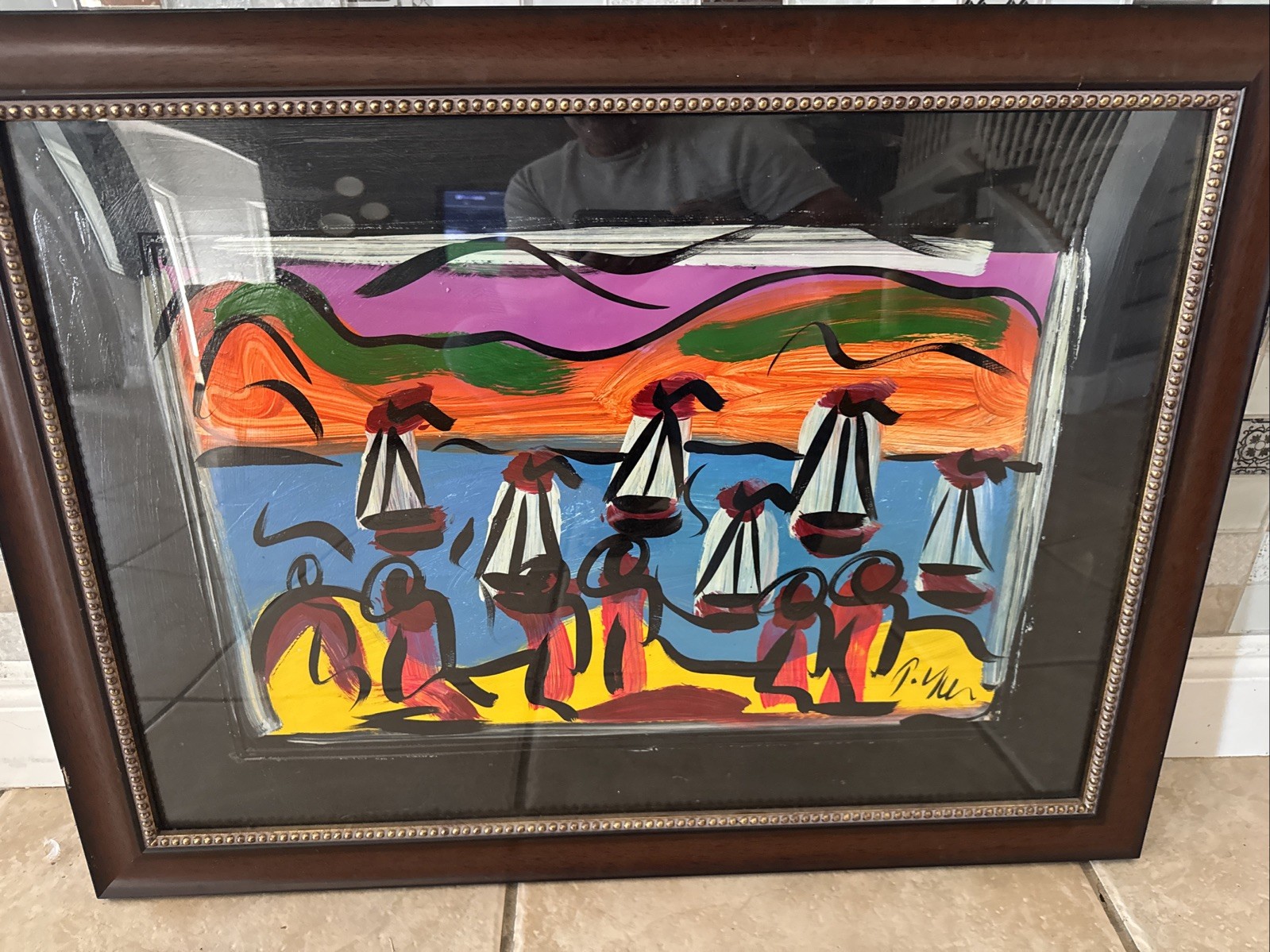 PETER R. KEIL – SPECTACULAR ORIGINAL PAINTING – FRAMED 32” X 24”