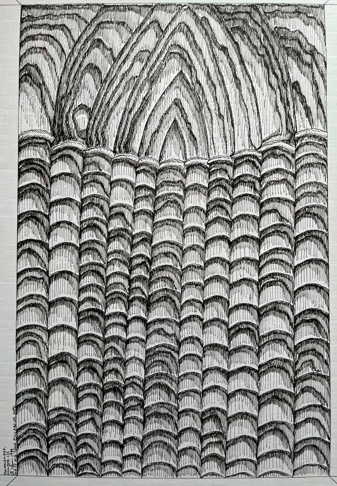 ROWAN THOMSON AUSTRALIAN INK «DIRTY OLD TOWN PILLARS OF HOPE» 1999