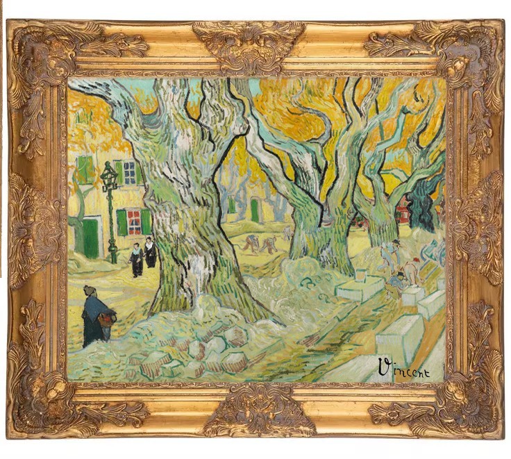 Vincent Van Goh Museum quality Giclee paint framed 16×20