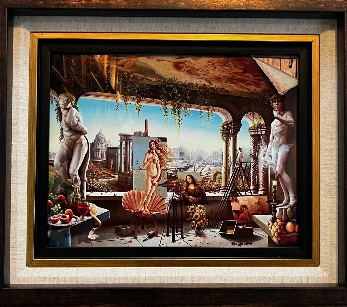 Orlando Quevedo «Masters Encounter» Dye Sublimation, hand-signed & numbered, COA