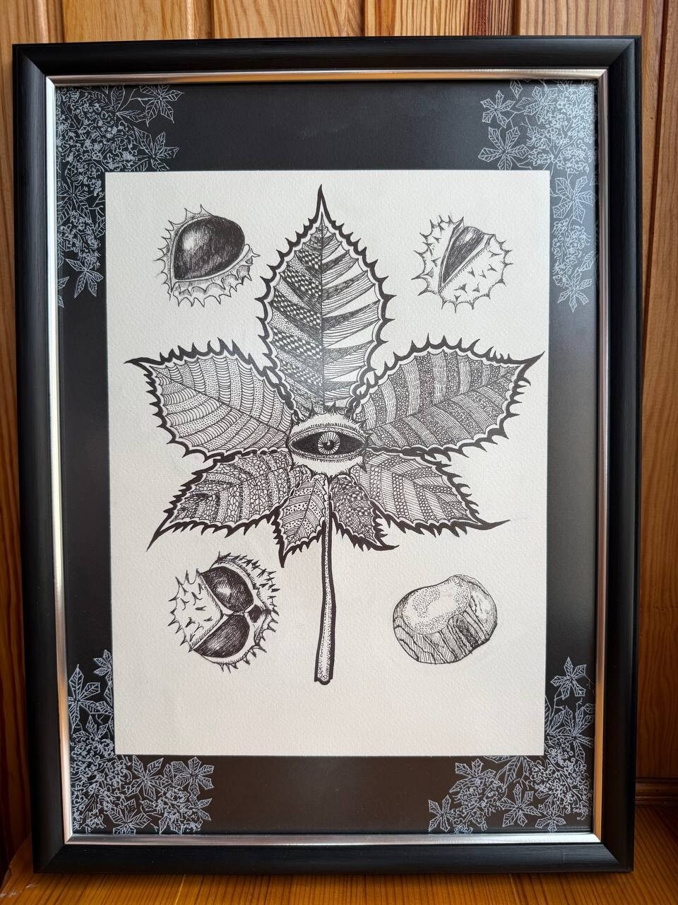Painting by Ukrainian artist Kostyuk-Shostka “The Soul of Kiev” Chestnut Tree