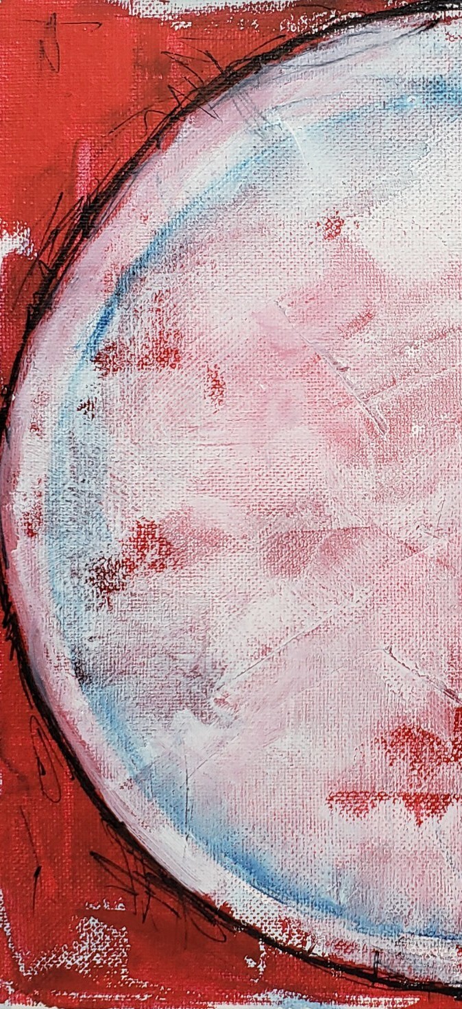 C1. Original Modern Minimal Contemporary Geometric Painting By K.A.Davis