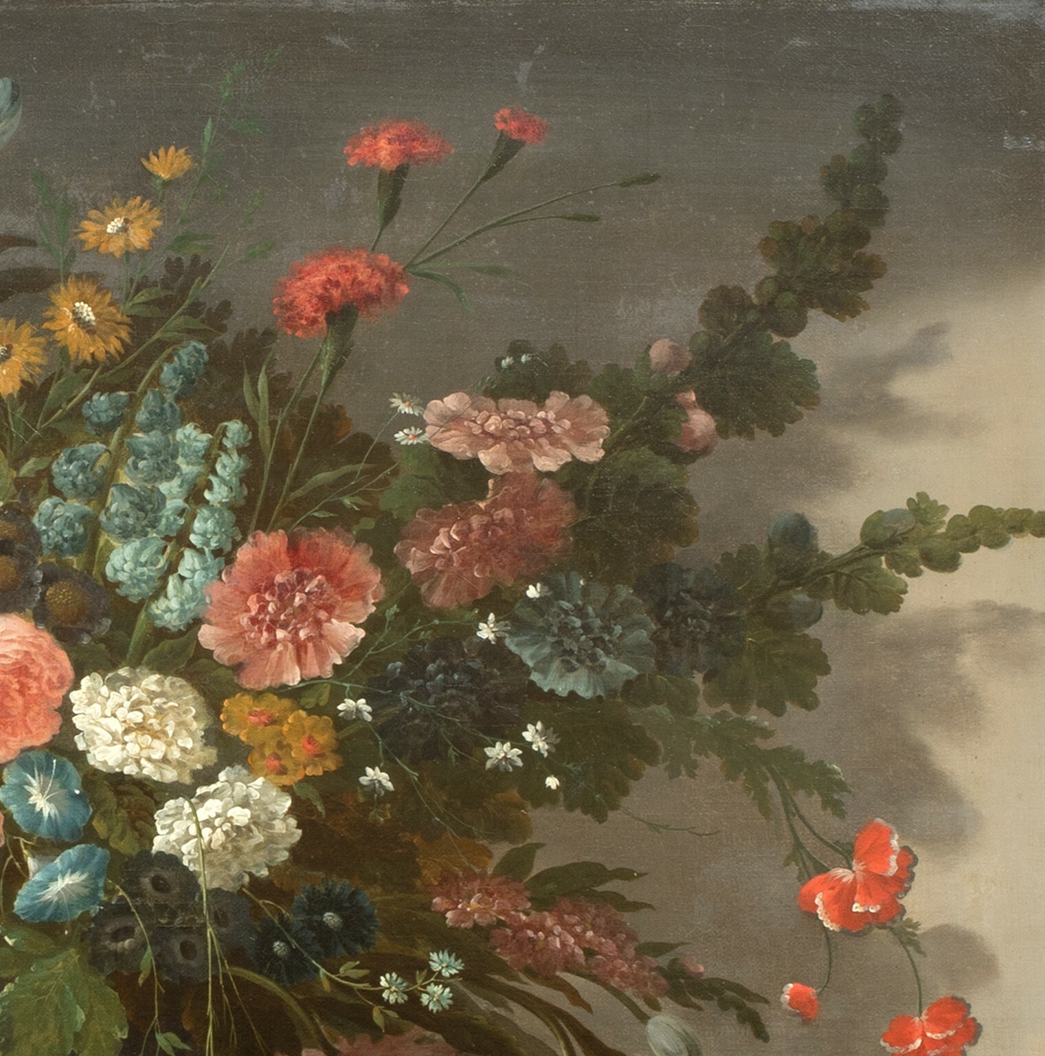 Large 18th Century Dutch Old Master Still Life Flowers – Jan VAN OS (1744-1808)
