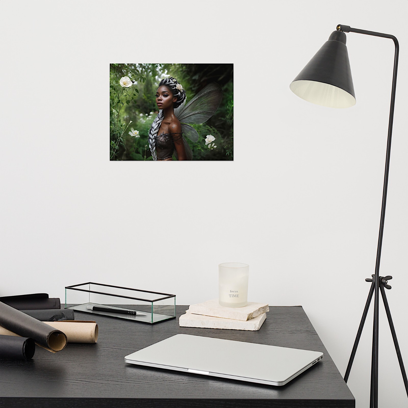 African American Fairy Wall Art Print