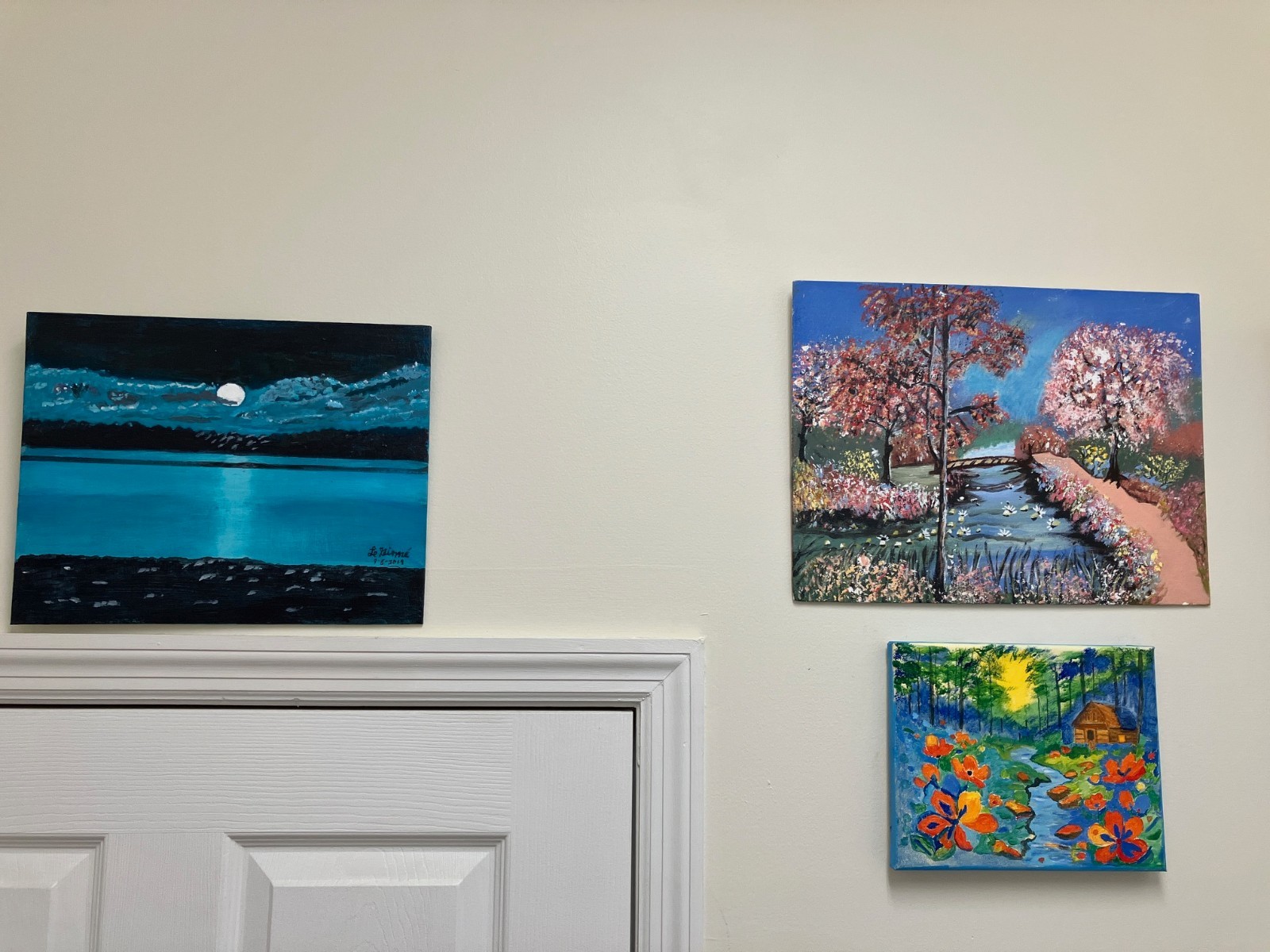 8×10 Acrylic Painting Specialist Forest Serenity «Limited Edition» No Copies
