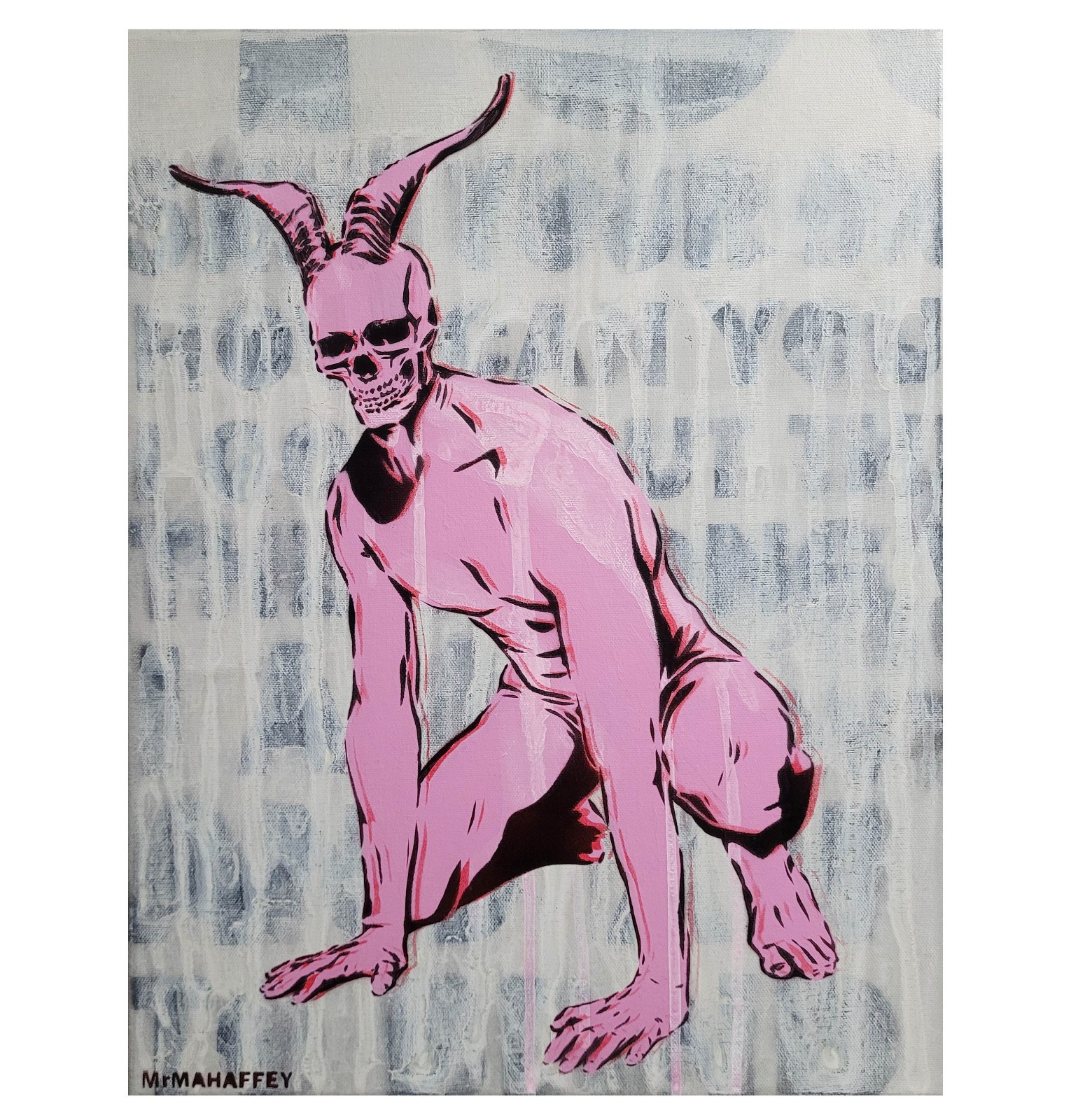Male Model art, skull art, tattoo art, queer art
