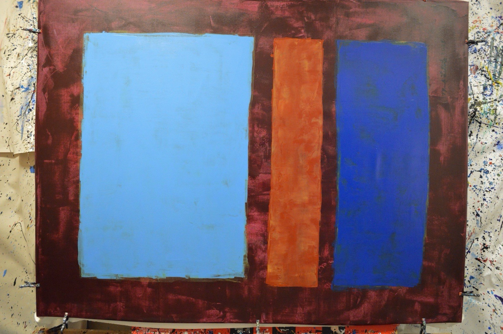 Mark Rothko Style Giant Professional Painting 84”X62” (7 Foot) Abstract Modern