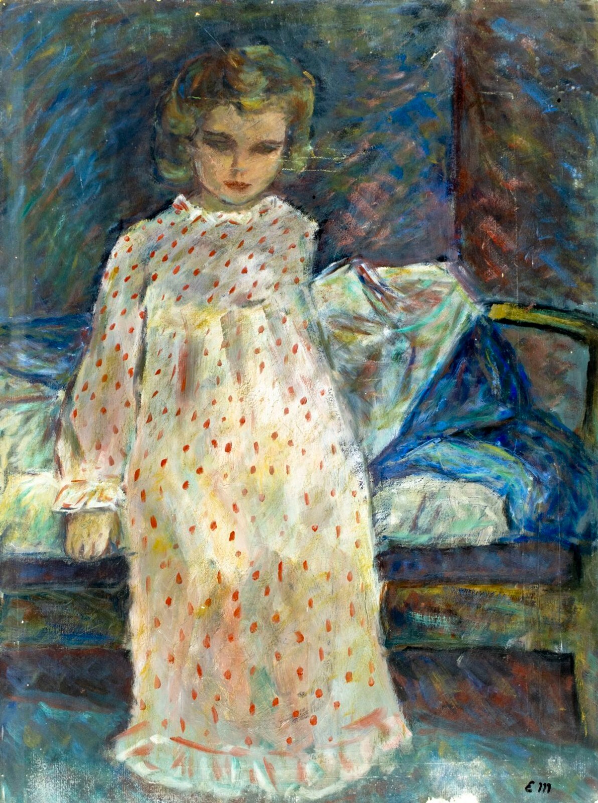 Evelyn Metzger (NY,Brazil,1911-2007) oil painting 129885