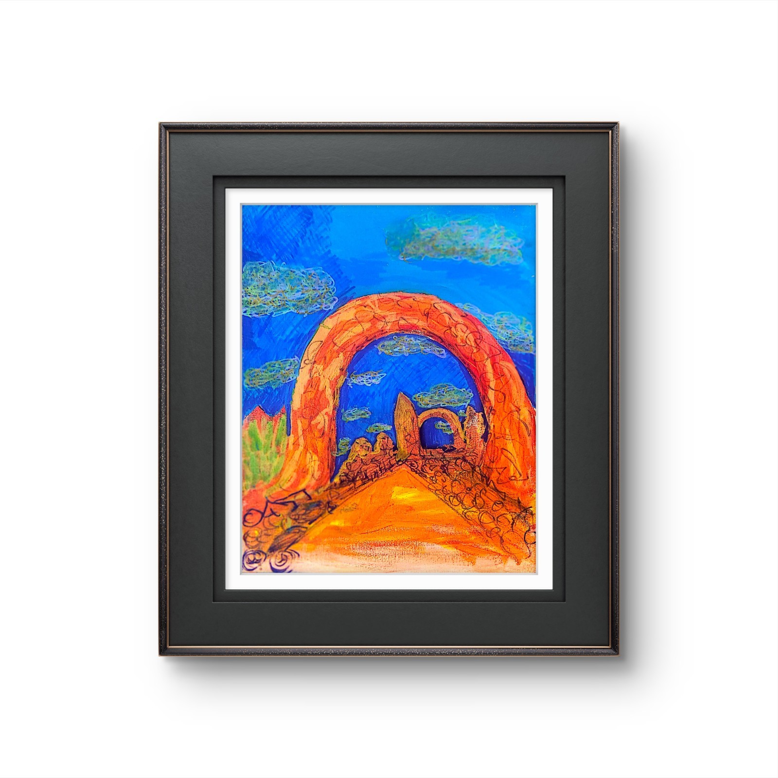 Arches National Park Utah Original Acrylic Southwest Landscape