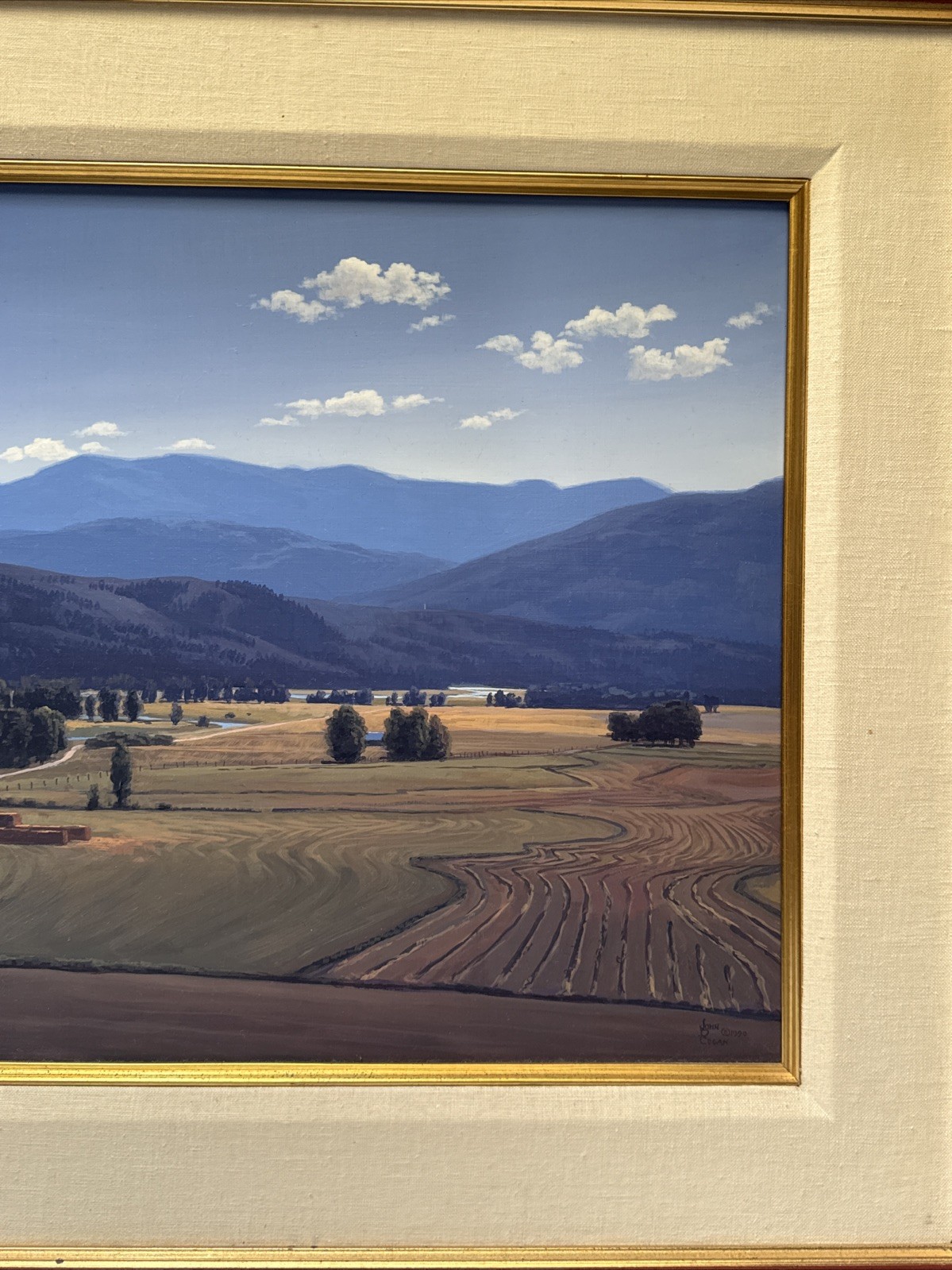 JOHN D COGAN PAINTING LANDSCAPE REALISTIC REALISM AMERICAN PLEIN AIR FAMOUS OIL