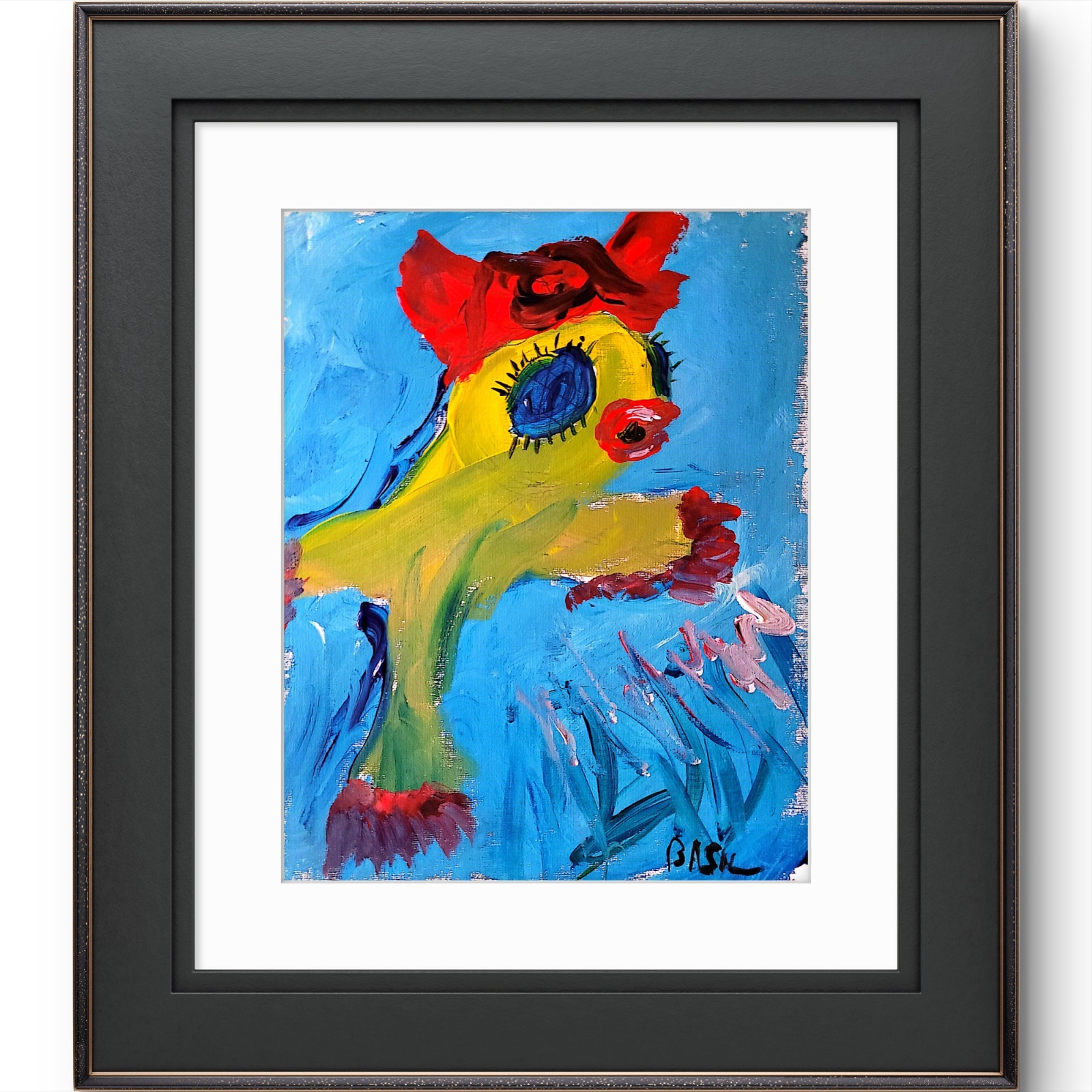 Goldfish Contemporary Expressionist Original Painting