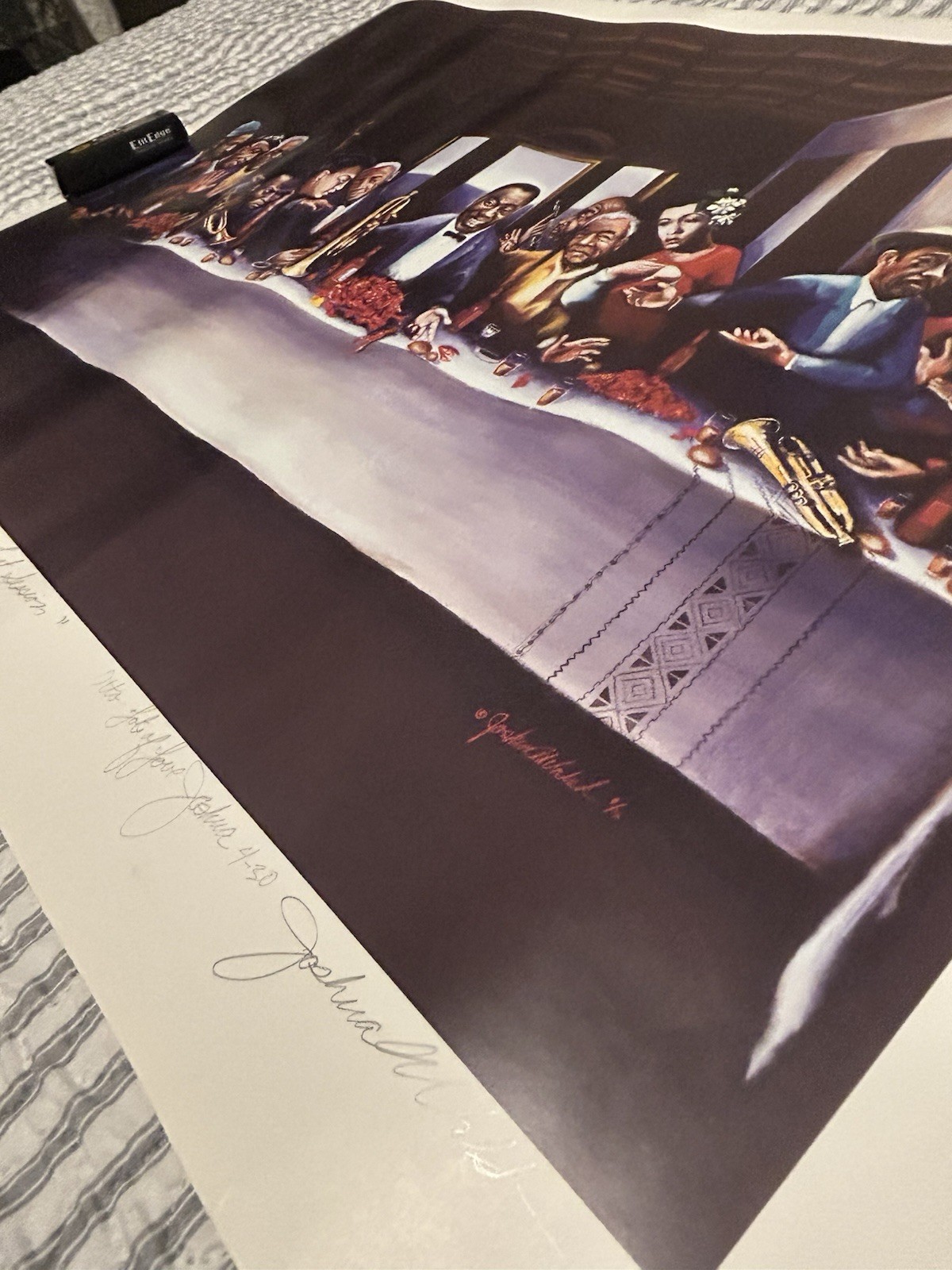 The Last Session By Joshua Walsh Painting Print Limited Edition, Signed, Flaws