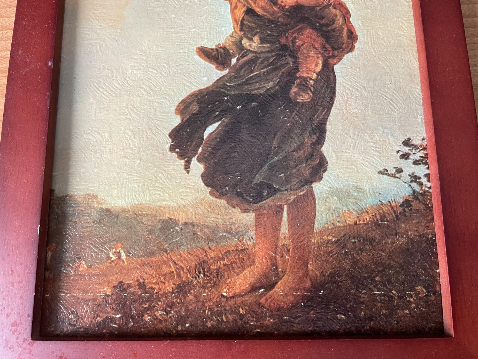 LITTLE BURDEN by KNAUSS Litho Prints on Cardboard 11.5×9.5