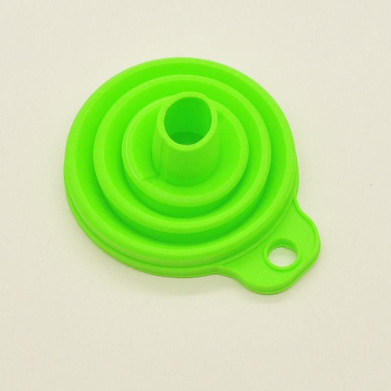 Foldable Silicone Car Funnel for Oil, Coolant, Washer Fluid | Universal Fit