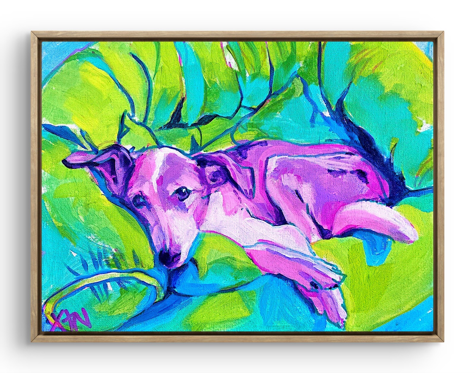 12×9 Figurative Art Modern Abstract Expressionism Xtn Original Canvas Painting