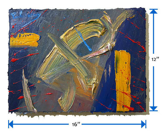 ORIGINAL OIL PAINTING█VINTAGE EXPRESSIONIST ART█SPIRITUAL RELIGIOUS ABSTRACT POP