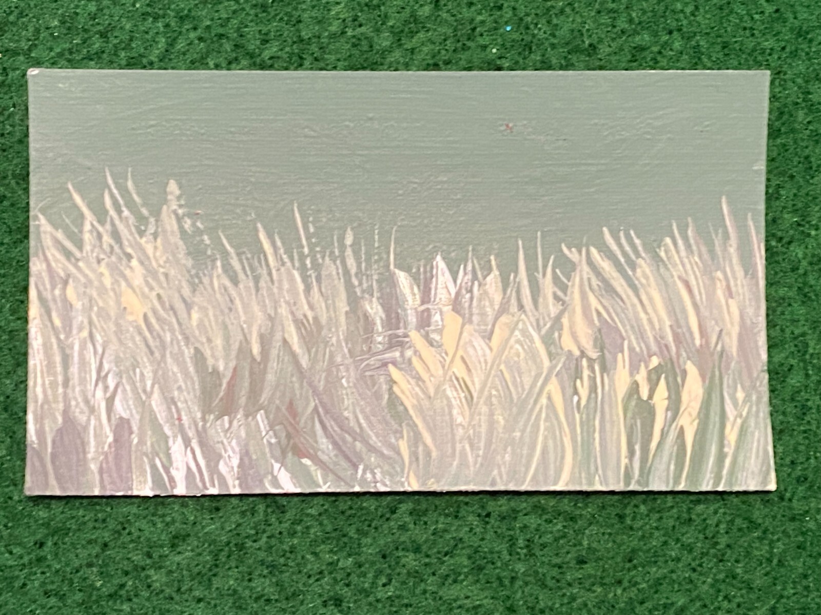 BCA Original Art Card 3.5×2 inches Abstract Latex Signed WGF 2024.0113 I