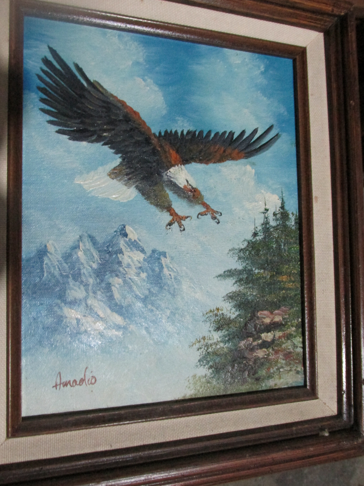 Original Eagle Art by W Amadio,