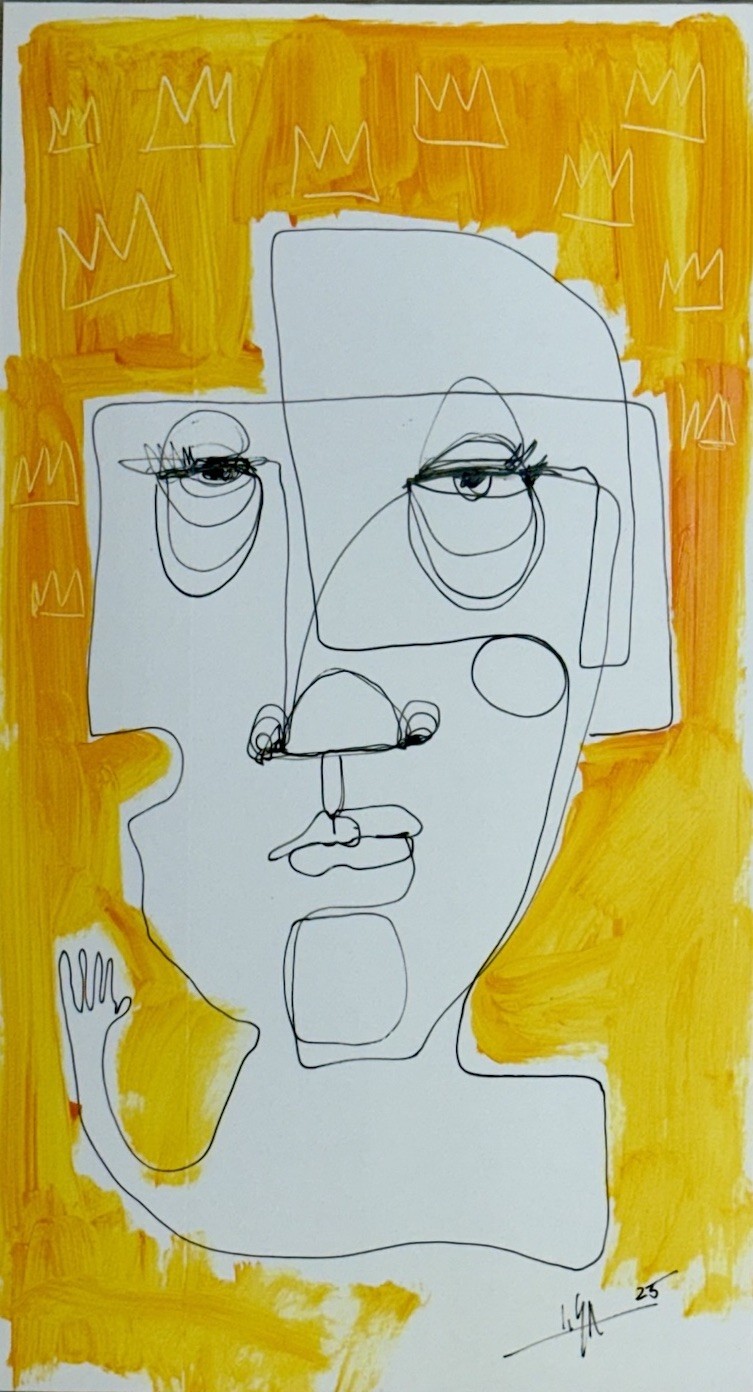 Original Acrylic/Oil Painting Cuban Art 8”x14.5” Artwork on Cardstock by LISA