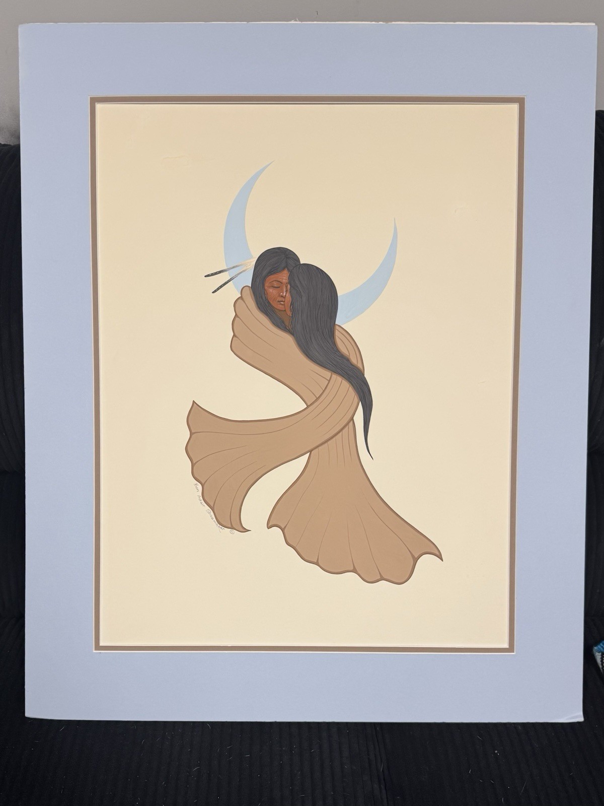 Ben Adair Shoemaker Original “Embraced Under A Half Moon”