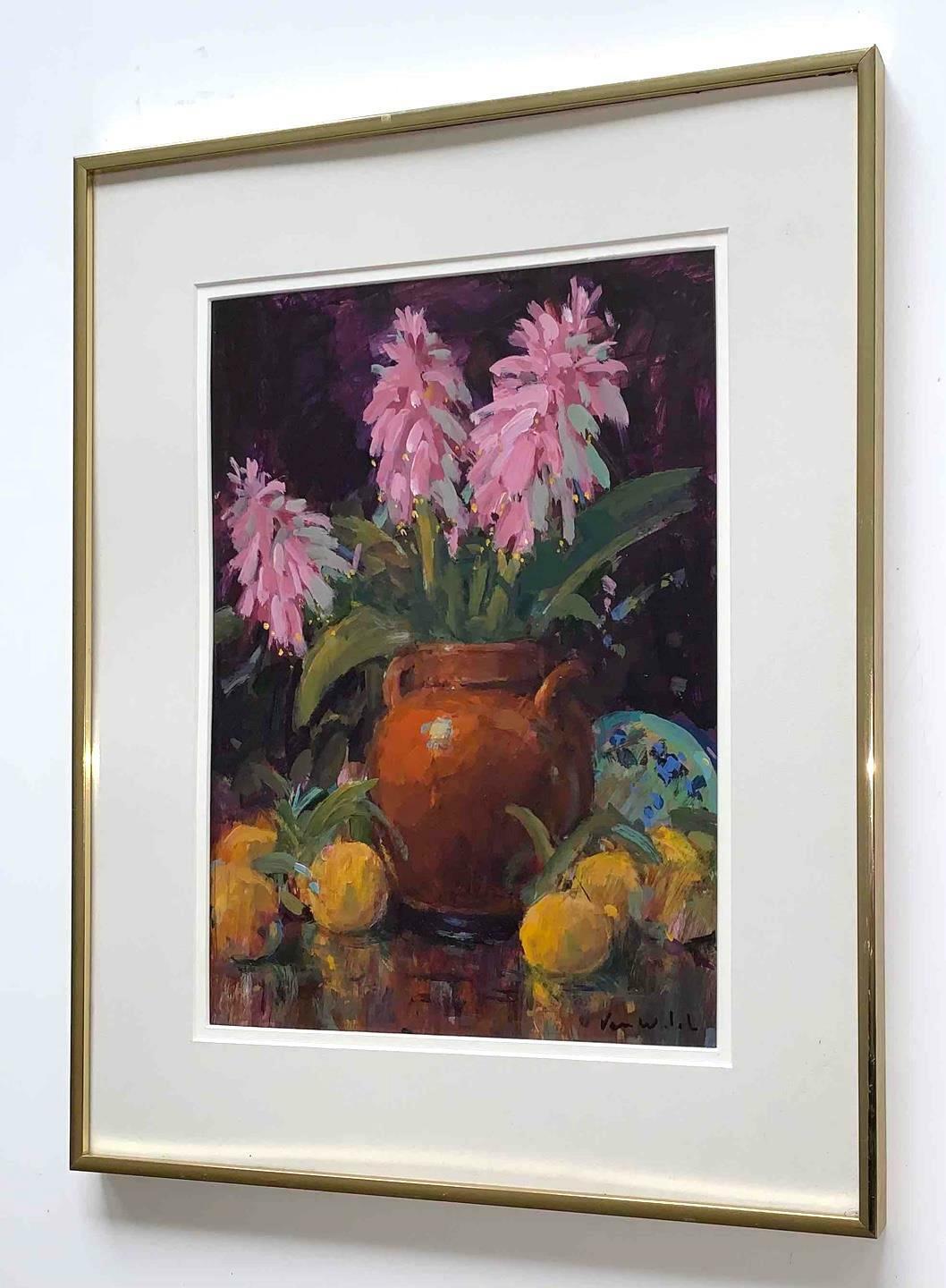 Van Waldron – California Impressionist – Bouquet of Spring Flowers – Original