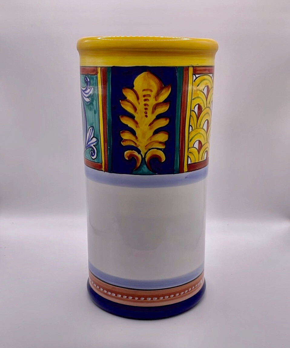 Deruta Italian Porcelains Vase- Wine Chiller/ Kitchen Utensils