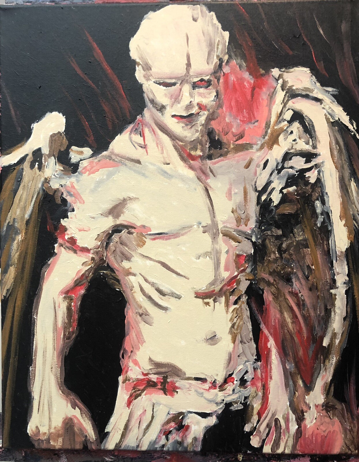 “Reborn”, Original Painting Stretched Canvas #michaelscottwoodcock 16”X 20”
