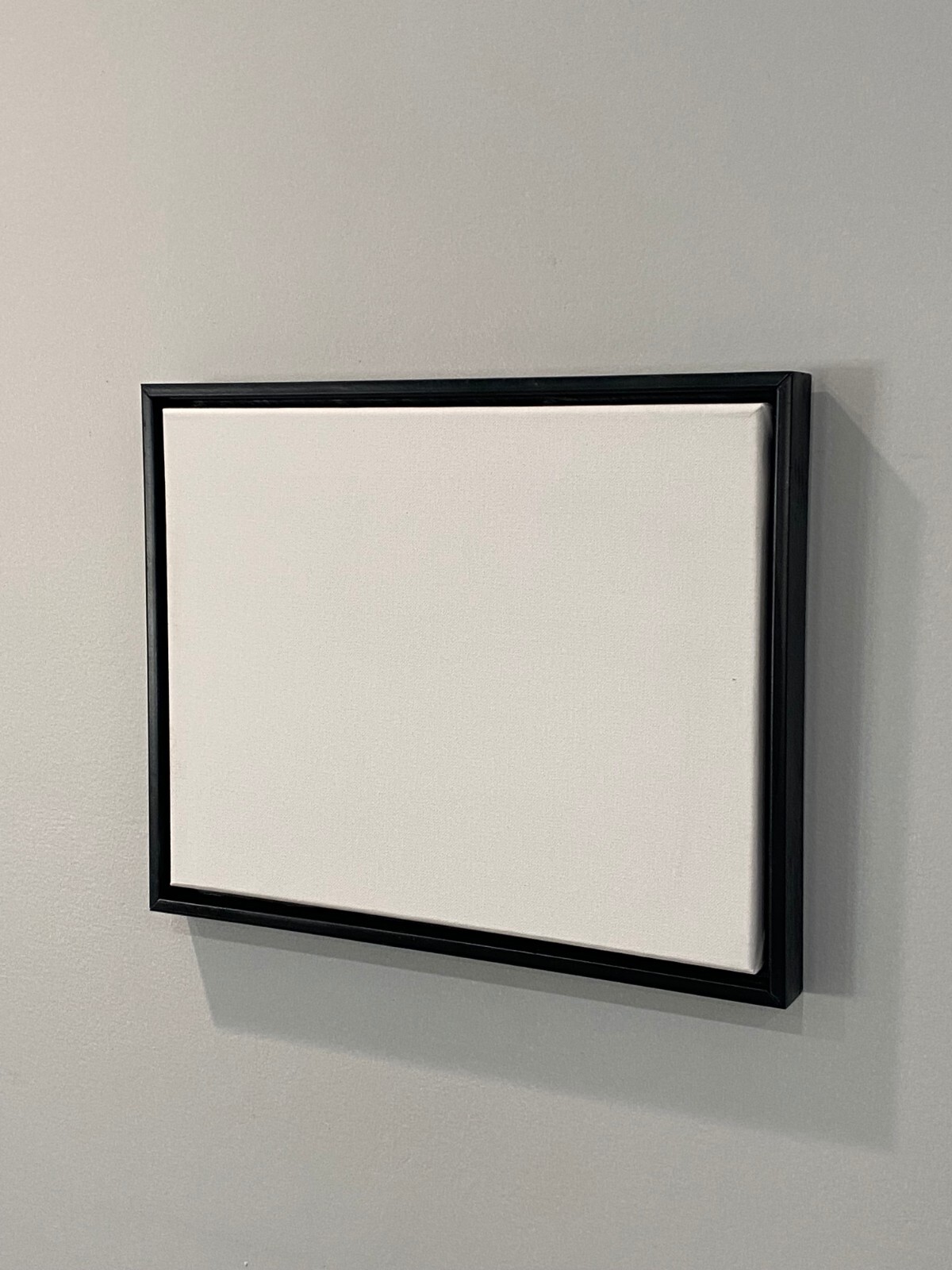 black floating frame for canvas paintings