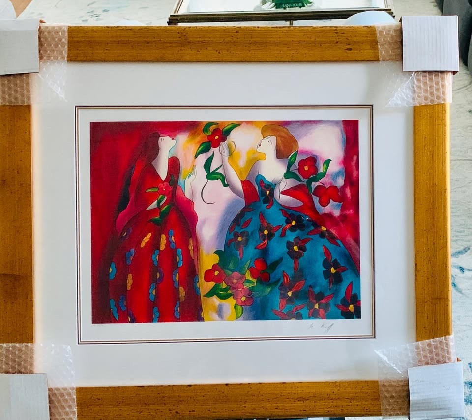 Linda Le Kinff «Parc Monceau» Ltd Ed. Artist’s Proof #17/50 Painting; 30W x 26H