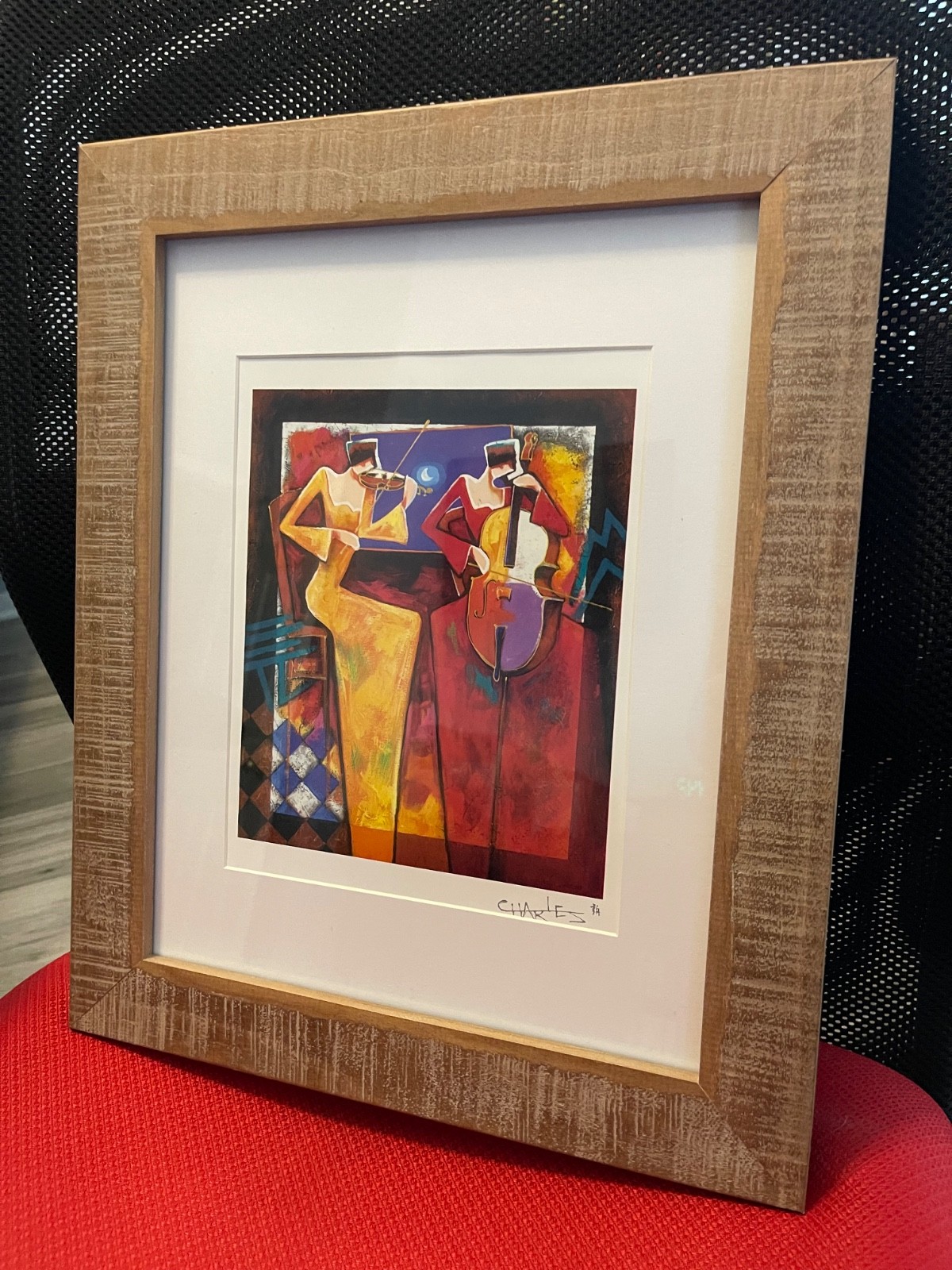 Charles Lee «Duet Night» Seriolithograph on Archival paper Signed by Artist