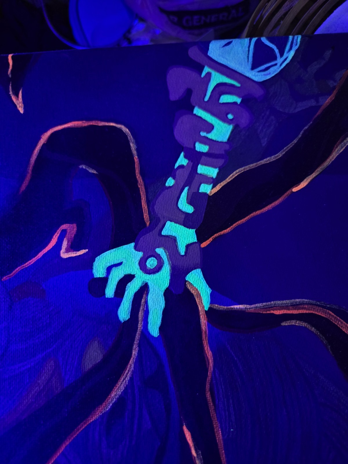 GLOW IN THE DARK | Zelda Tears of the Kingdom Ganondorf Acrylic Painting